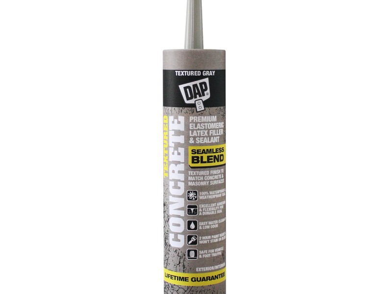 DAP Textured Gray Acrylic Latex Concrete and Mortar Waterproof Sealant 10.1 oz