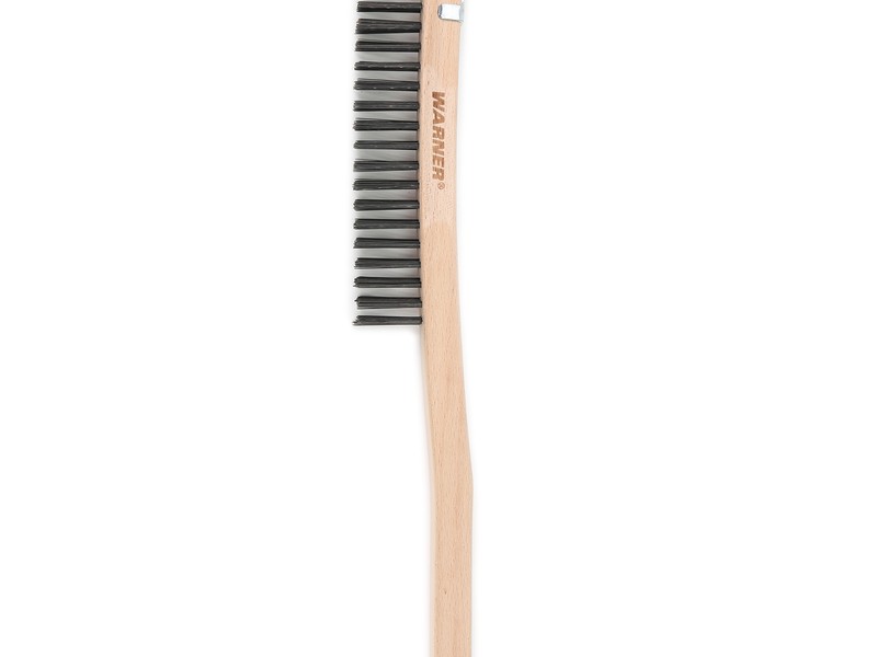 Warner 15 in. L Carbon Steel Wire Brush with Scraper