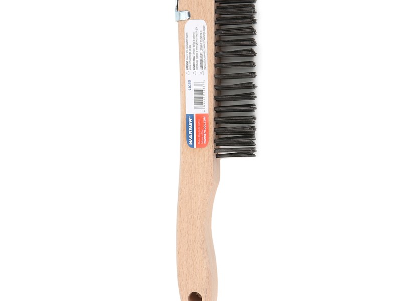 Warner 1 in. W X 9.5 in. L Carbon Steel Wire Brush