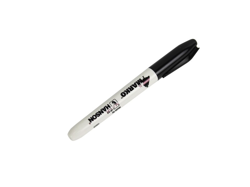 C.H. Hanson Sure Point Black Medium Tip Permanent Marker 1 pk