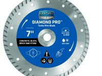 Century Drill & Tool Diamond Pro 7 in. D X 5/8 in. S Diamond Turbo Rim Saw Blade 1 pk