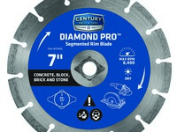 Century Drill & Tool 7 in. D X 5/8 in. S Diamond Segmented Rim Diamond Saw Blade 1