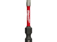Milwaukee Shockwave Phillips #1  S X 2 in. L Impact Power Bit Steel 1 pc