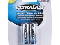 Ultralast Lithium Phosphate 14430 3.2 V 400 Ah Solar Rechargeable Battery 2 pk