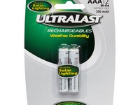 Ultralast Ni-Cad AAA 1.2 V 350 Ah Rechargeable Battery 2 pk