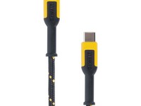 DeWalt Type C to Type C Cable 4 ft. Black/Yellow