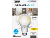 Feit Electric A19 E26 (Medium) LED Speaker Bulb Warm White 60 W 1 pk