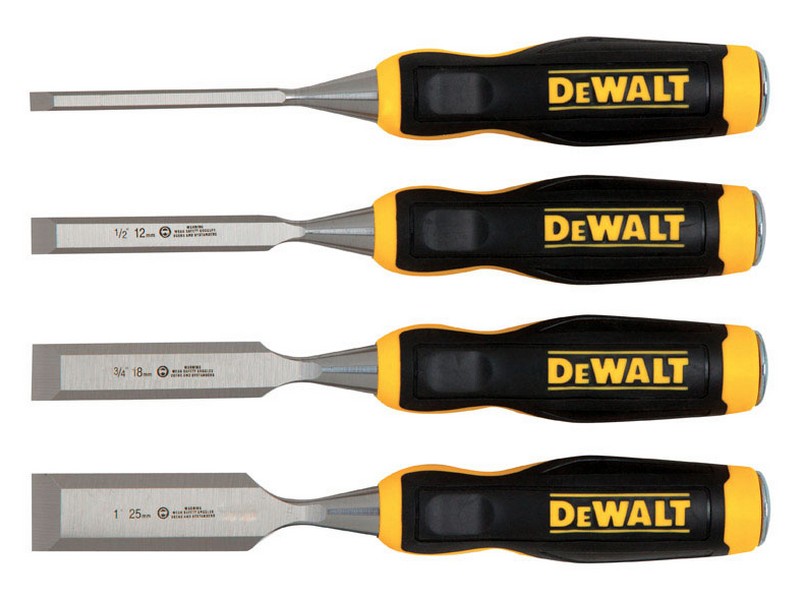 DeWalt 5 in. L Wood Chisel Set 4 pc