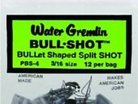 Water Gremlin Sinker Bull Shot 3/16oz 12pk