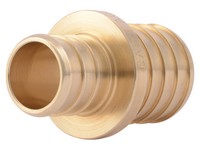 SharkBite 3/4 in. Barb  T X 1 in. D Barb  Brass Reducing Coupling