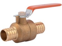 SharkBite 1 in. Brass Crimp Ball Valve Full Port