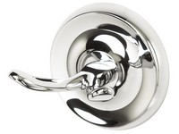 OakBrook Small Chrome Zinc 2 in. L Double Hook 30 lb 1 pk