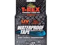 T-Rex 2 in. W X 5 ft. L Black Waterproof Repair Tape