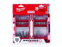 Milwaukee Shockwave Assorted Impact Driver Bit Set Alloy Steel 38 pc
