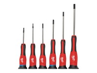 Milwaukee 6 pc Assorted Multi-Blade Precision Screwdriver Set 6.0 in.