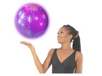 PoolCandy Illuminated Galaxy Jumbo Beach Ball