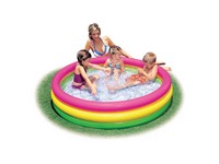 Intex Sunset Glow 73 gal Round Plastic Inflatable Pool 13 in. H X 5 ft. D