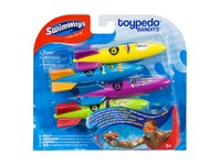 Swimways Assorted Plastic Rockets Dive Sticks