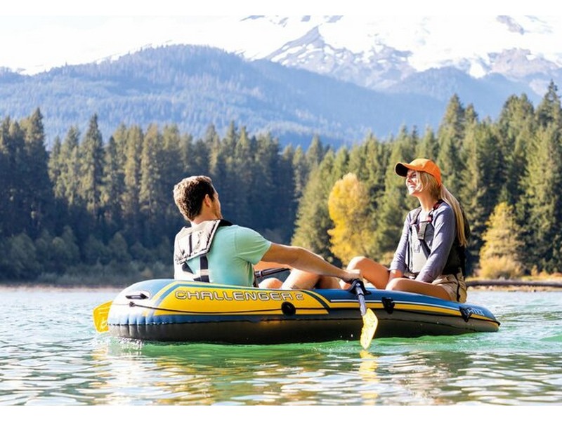 Intex Challenger 2 Inflatable Boat Set - 2 Person