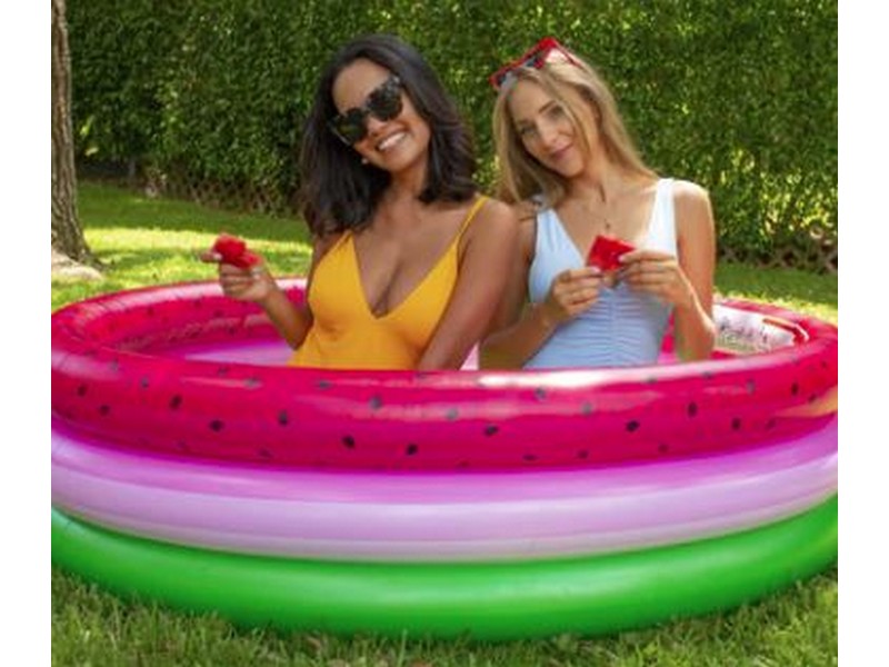 PoolCandy Inflatable Sunning Pool Watermelon Print