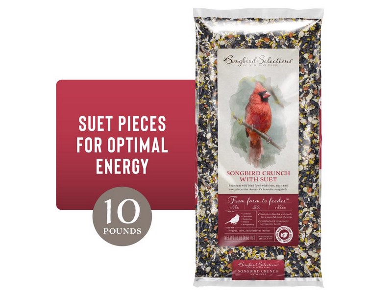 Songbird Selections Songbird Crunch Wild Bird Seed Wild Bird Food 10 lb