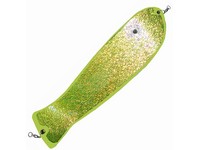 Pro Troll 11" Fish & Chip Flasher UV on Chartreuse