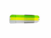 Anglers Choice 11" 360 Finned Flasher Lemon Lime/Chrome