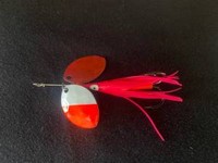 VIP Outdoors #3.5 Hex Cascade "Slump Buster" Salmon spinner