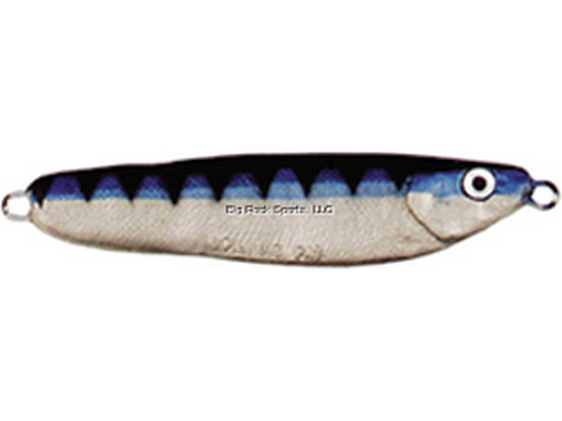 Luhr Jensen Crippled Herring Spoon 4.25" 5oz Chrome and Blue Floating