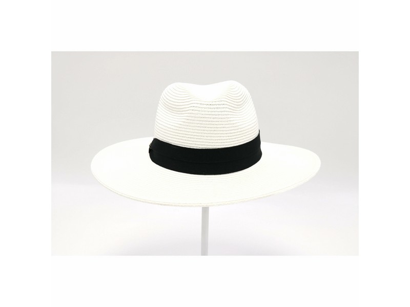 Ladies CC Panama Brim Hat White