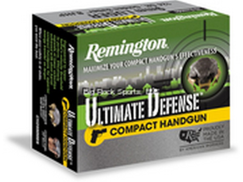 Remington HD380BN Ultimate Defense Pistol Ammo 102 Grain