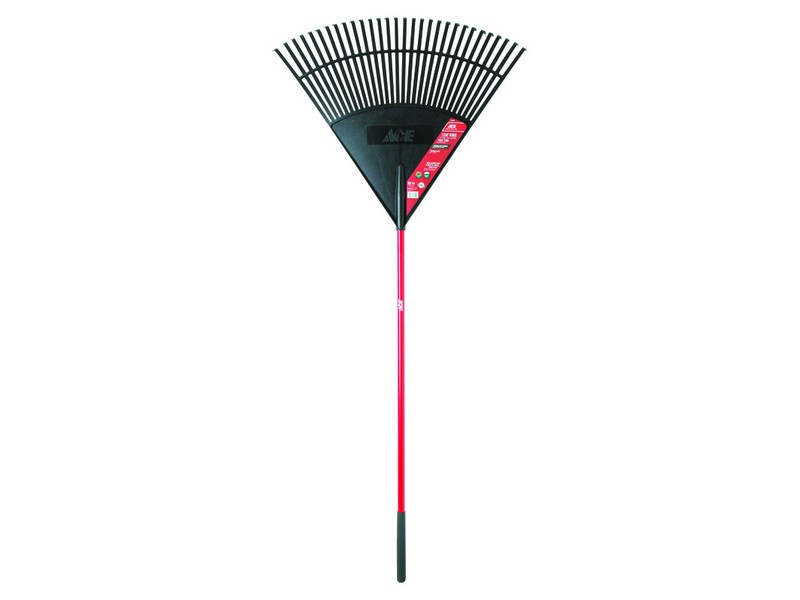 Ace 69.75 in. 30 Tine Poly Rake Fiberglass Handle