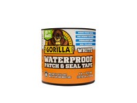 Gorilla 4 in. W X 10 ft. L White Waterproof Repair Tape