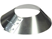 Imperial 6 in. D 26 Ga. Galvanized Steel Storm Collar