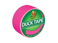 Duck 1.88 in. W X 15 yd L Neon Pink Solid Duct Tape