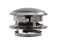 Selkirk 6 in. D Stainless Steel Round Top Dome