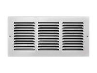 Tru Aire 6 in. H X 14 in. W 1-Way Powder Coat White Steel Return Air Grille