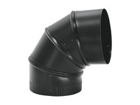 Imperial 6 in. D X 9 in. L Steel Stove Pipe Elbow