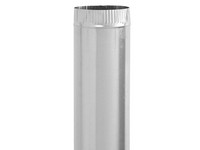 Imperial 8 in. D X 24 in. L Galvanized Steel Furnace Pipe