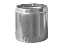 Imperial 6 in. D 30 Ga. Galvanized Steel Round Starting Collar