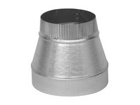 Imperial 6 in. D X 5 in. D Galvanized Steel Furnace Pipe Reducer