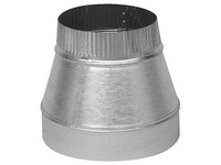 Imperial 7 in. D X 6 in. D Galvanized Steel Furnace Pipe Reducer