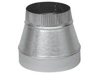 Imperial 8 in. D X 6 in. D Galvanized Steel Furnace Pipe Reducer