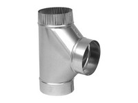 Imperial 6 in. S X 6 in. S X 6 in. S Galvanized Steel Furnace Pipe Tee