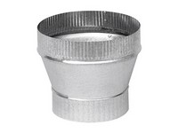 Imperial 3 in. D X 4 in. D Galvanized Steel Furnace Pipe Increaser