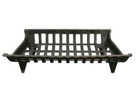 Open Hearth Black Cast Iron Fireplace Grate