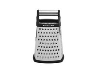 KitchenAid 6.25 in. W X 5.25 in. L Black/Silver Stainless Steel Box Grater