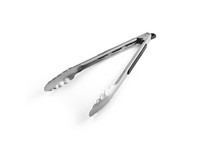 Farberware 12 in. L Silver Silicone/Stainless Steel Tongs
