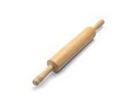 Farberware 17 in. L X 3 in. D Wood Bakers Rolling Pin Natural