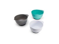 KitchenAid Plastic Assorted Mixing Bowl Set 3 pc